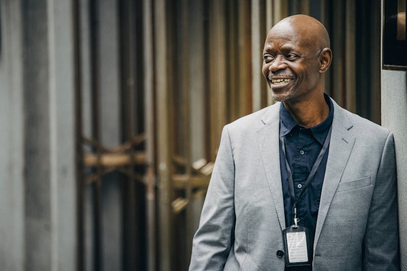 Sofia smiling as a front of house server at Cafe Rio